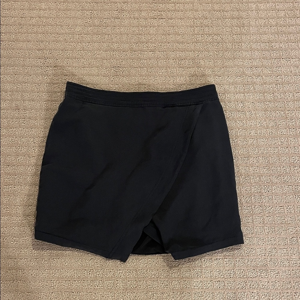 Madewell Black Elastic Waist Skirt